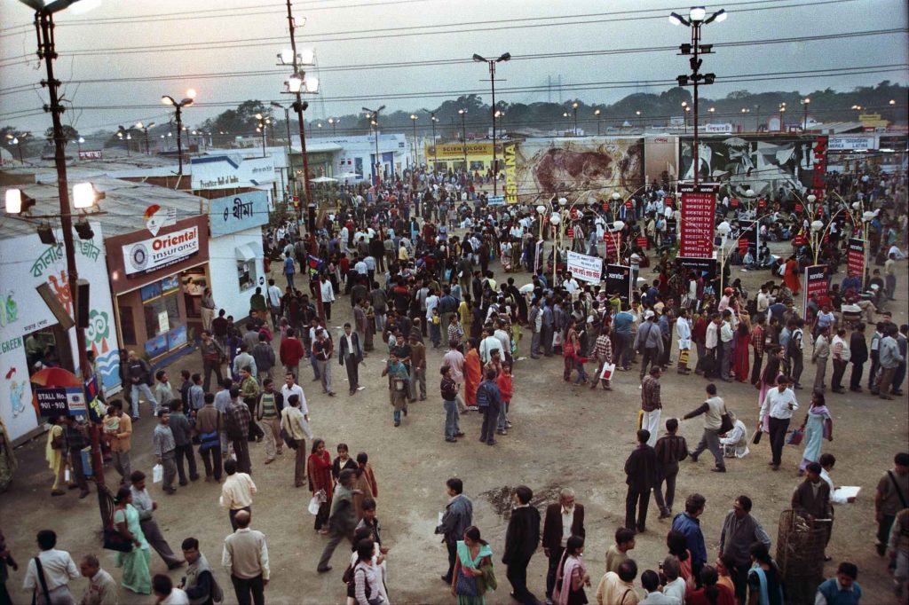 Indeed, it is an ocean of humanity. The crowd, the populace, the gathering in the bookfair far outreaches the assemblage in any other fair held in Kolkata. Are they all booklovers who hop from one stall to the other in search of new title? Are not same of them gay-makers, the teenagers for instance?